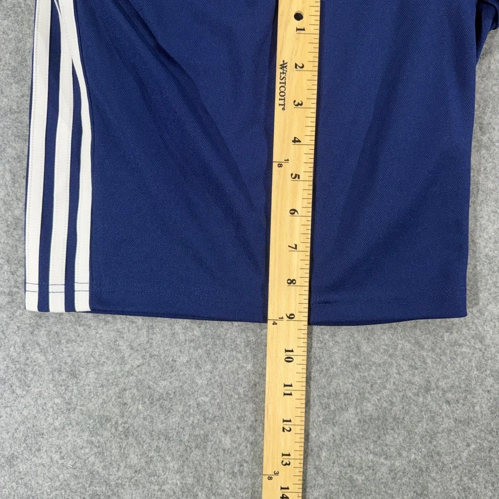 Adidas Mens Train Essentials Pique 3-Stripes Training Shorts Dark Blue L